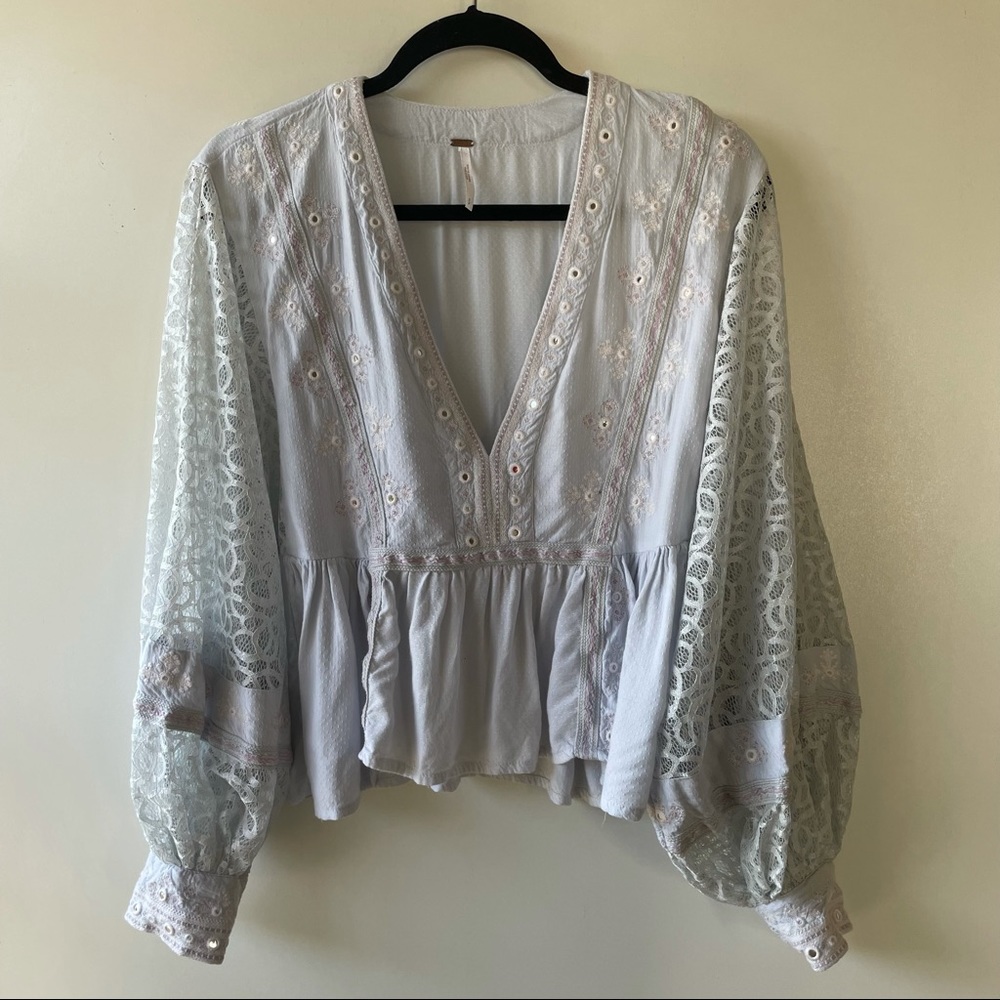 Free People Boogie All Night Blouse